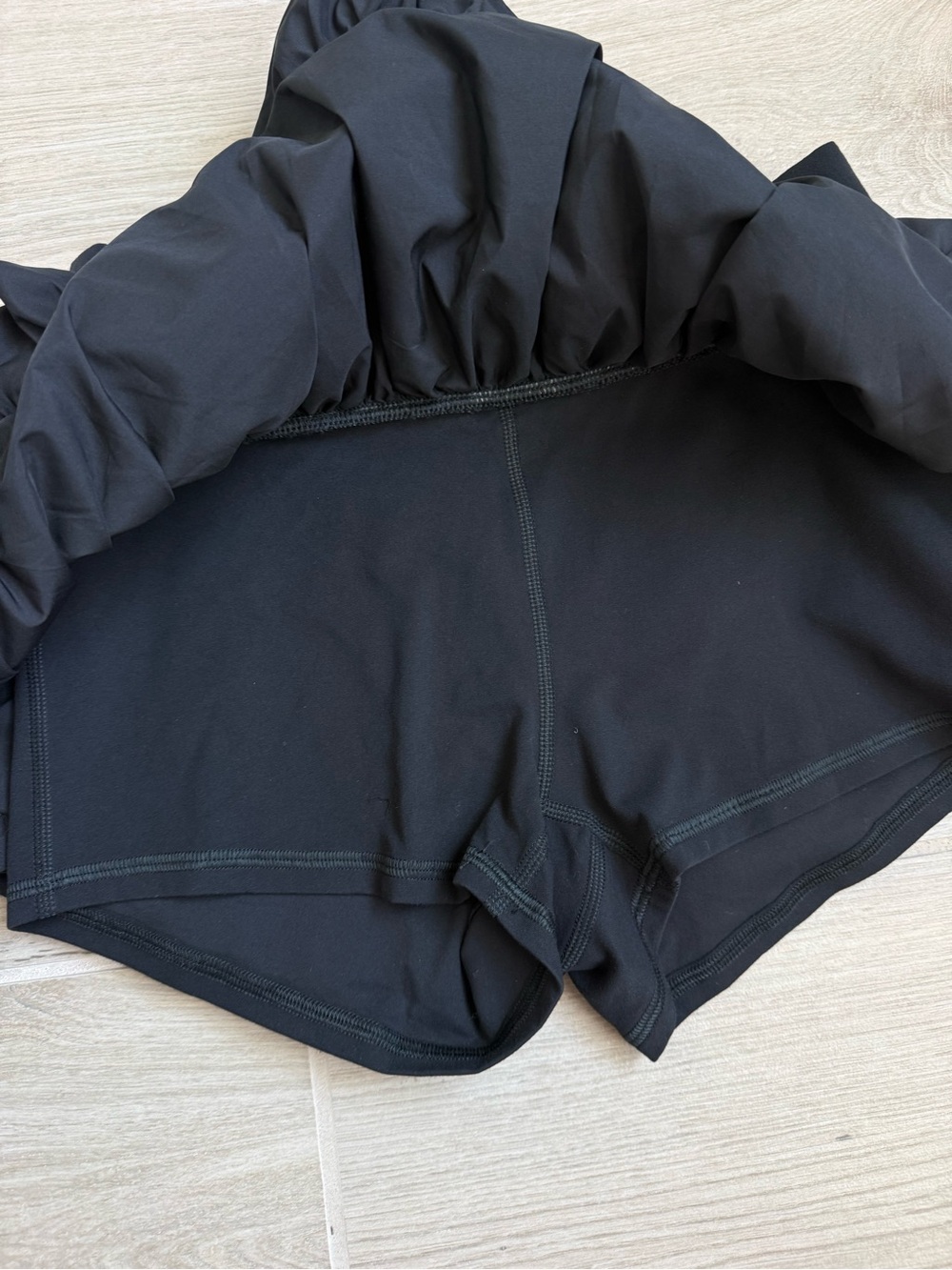 Free People Movement Bubble Skirt Womens Small Black Athletic Tennis Skort New - Picture 3 of 7